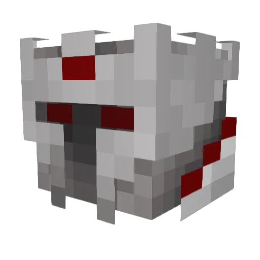 Zhartel Minecraft avatar head, 3D render