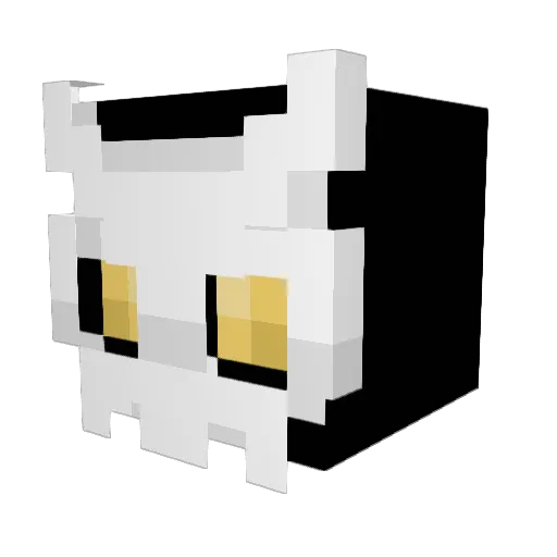 Zhay_64 Minecraft avatar head, 3D render