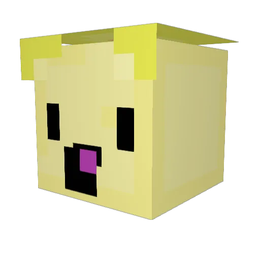 Zhdan0908 Minecraft avatar head, 3D render