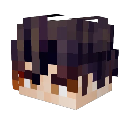 Zhendro_0 Minecraft avatar head, 3D render