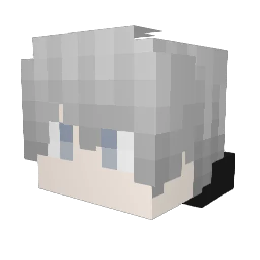 Zhenx_ Minecraft avatar head, 3D render