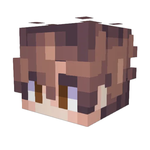 Zhenya_3390 Minecraft avatar head, 3D render
