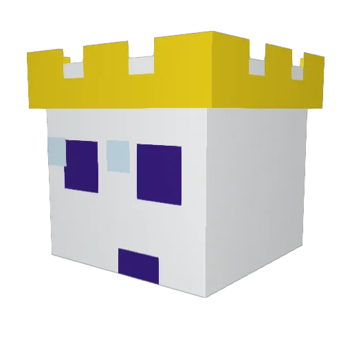 Zherry_ Minecraft avatar head, 3D render