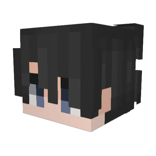 Zhevian Minecraft avatar head, 3D render