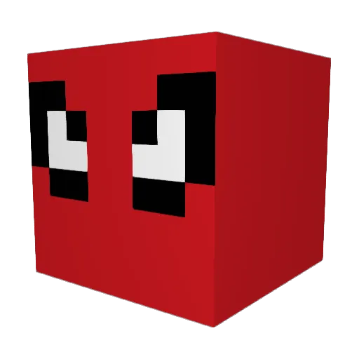 Zhewlord Minecraft avatar head, 3D render