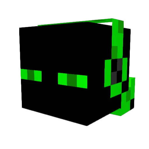 Zhexar Minecraft avatar head, 3D render