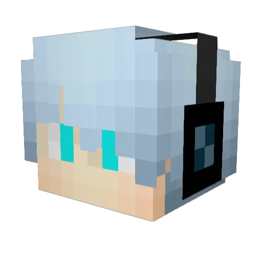Zhi_Xuan_Ya Minecraft avatar head, 3D render