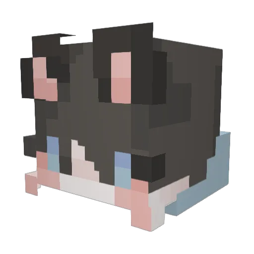 Zhiguli2103 Minecraft avatar head, 3D render