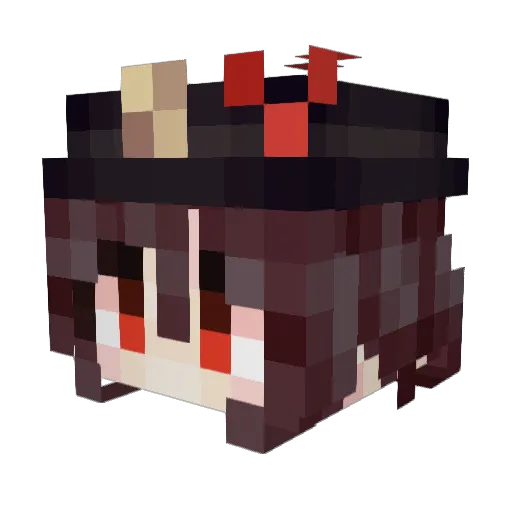 Zhink01 Minecraft avatar head, 3D render