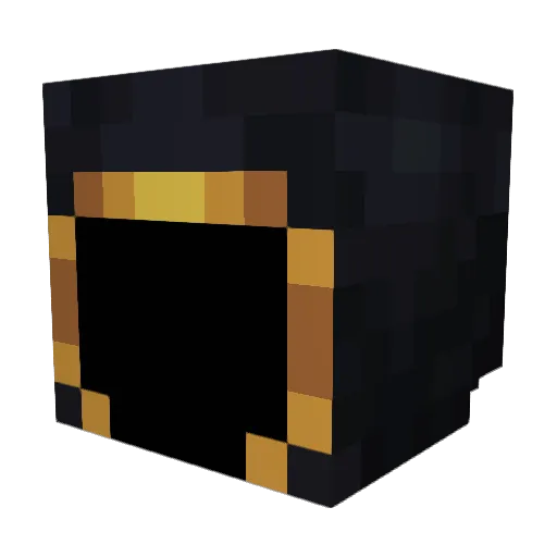 Zhu4ara Minecraft avatar head, 3D render