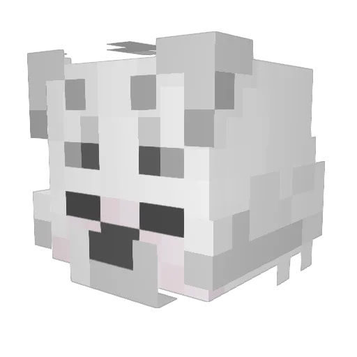 Zhyre99 Minecraft avatar head, 3D render