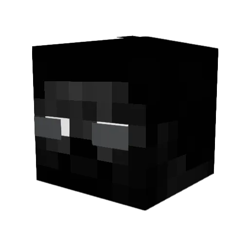 Zi55y Minecraft avatar head, 3D render
