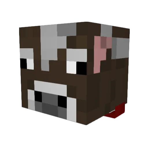 Zi7ar21 Minecraft avatar head, 3D render
