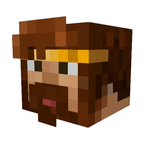 Zi_Min___ Minecraft avatar head, 3D render