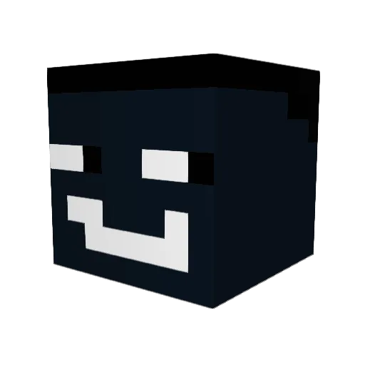 Ziarko Minecraft avatar head, 3D render