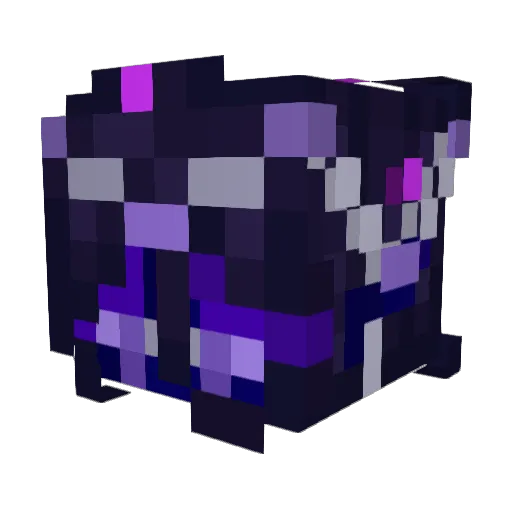 Zichima Minecraft avatar head, 3D render
