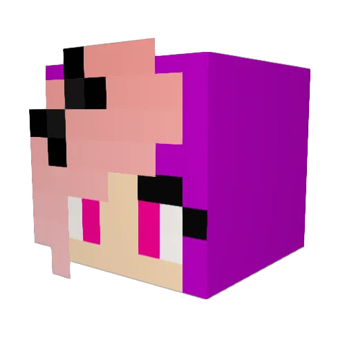 ZickFrosch Minecraft avatar head, 3D render