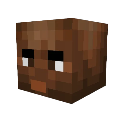 Zidane1 Minecraft avatar head, 3D render
