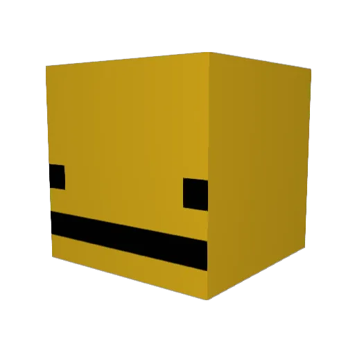 Zidmart Minecraft avatar head, 3D render