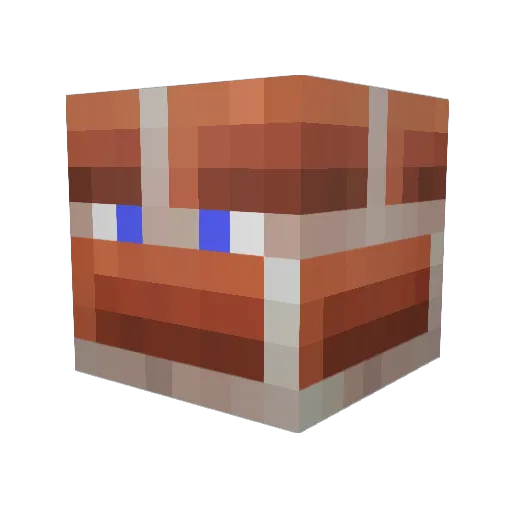 ZiegelsternLP Minecraft avatar head, 3D render