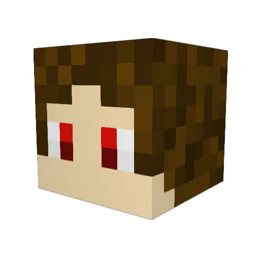 ZieglerA Minecraft avatar head, 3D render
