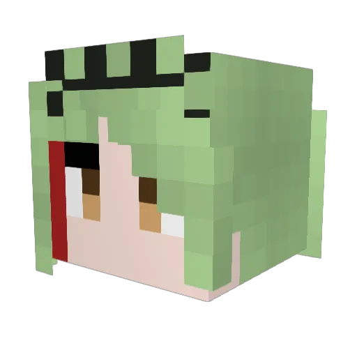Ziemniaczek_69 Minecraft avatar head, 3D render