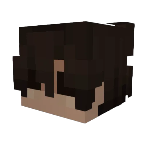 Zifro Minecraft avatar head, 3D render