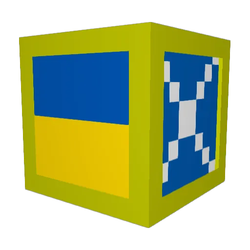 Ziggmon Minecraft avatar head, 3D render