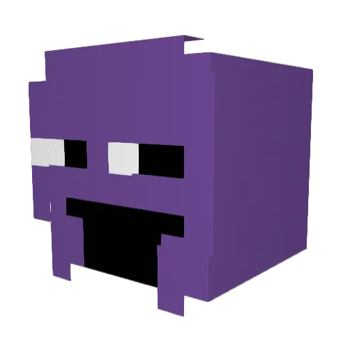 Ziggneh Minecraft avatar head, 3D render