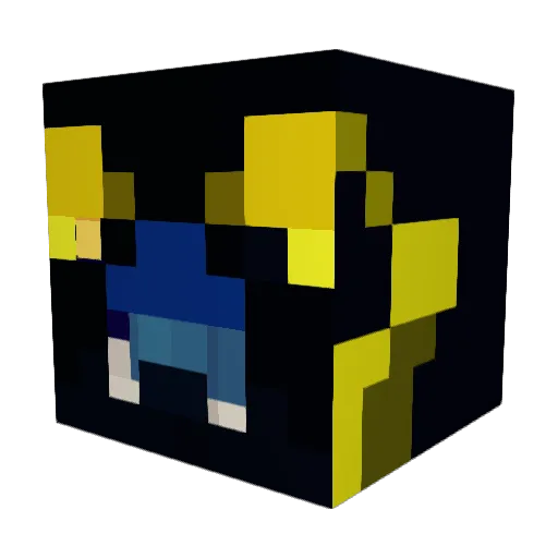 Ziggus12 Minecraft avatar head, 3D render
