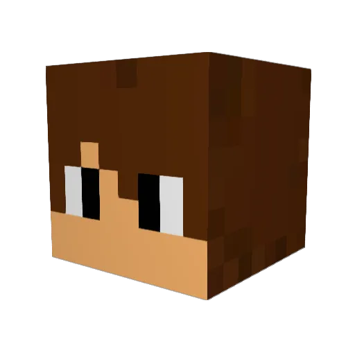 Ziggy1982 Minecraft avatar head, 3D render