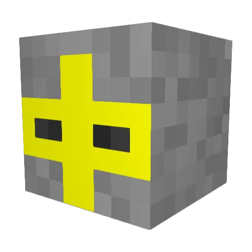Ziggyest Minecraft avatar head, 3D render