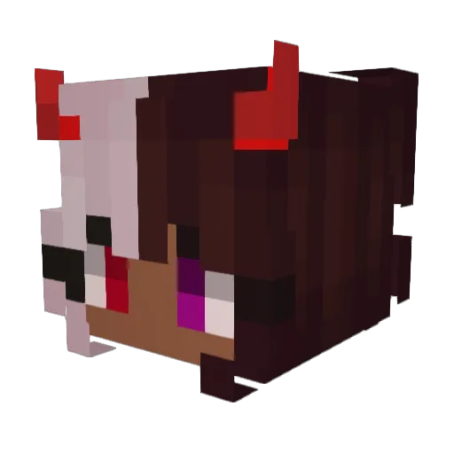 Ziigller Minecraft avatar head, 3D render