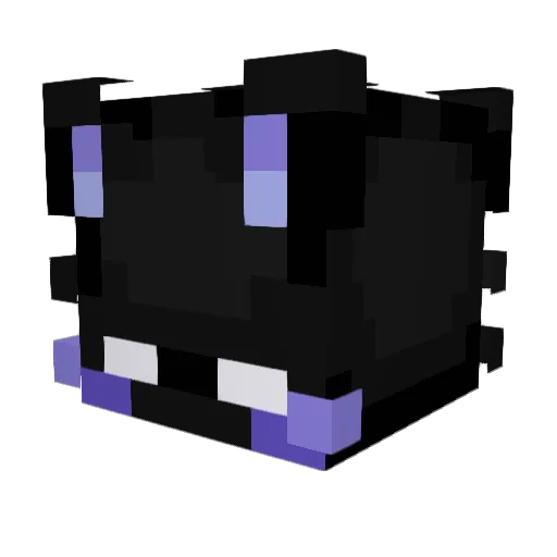 Ziimauru Minecraft avatar head, 3D render