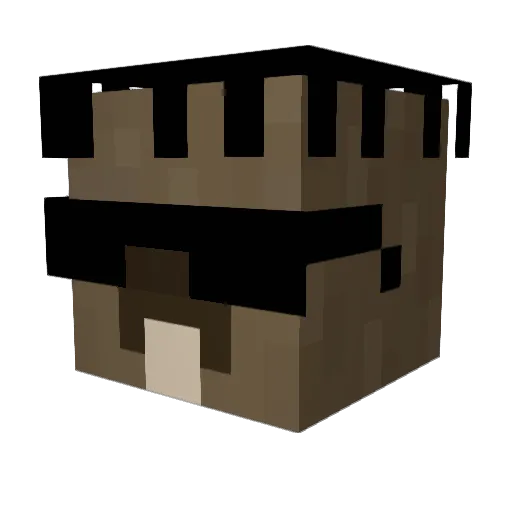 ZiimysAlt Minecraft avatar head, 3D render