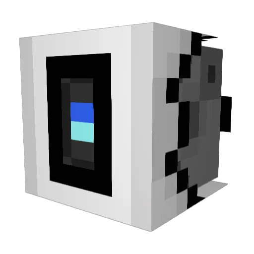 Ziiro Minecraft avatar head, 3D render
