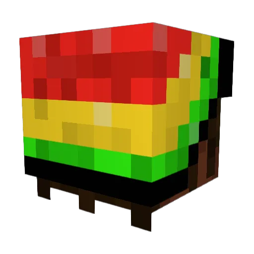 Zik420 Minecraft avatar head, 3D render
