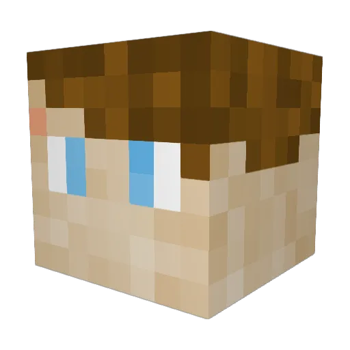 Zike_83 Minecraft avatar head, 3D render