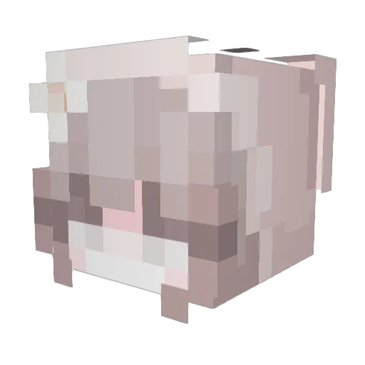 Zike_IL Minecraft avatar head, 3D render