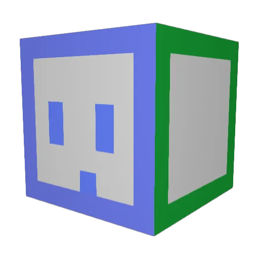 Ziko1821 Minecraft avatar head, 3D render