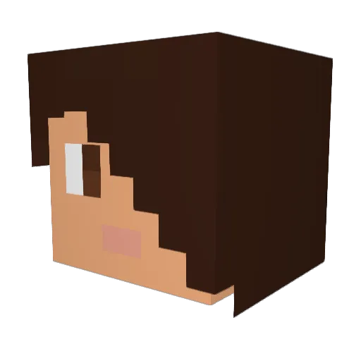 Ziko_300 Minecraft avatar head, 3D render