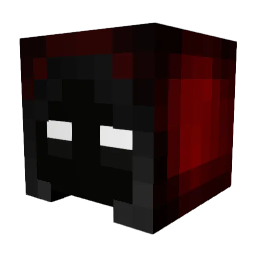 Zilamber Minecraft avatar head, 3D render