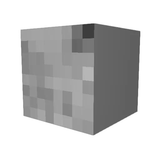 Zilayrax Minecraft avatar head, 3D render