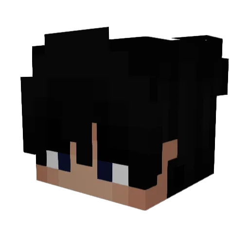 Zildoxx Minecraft avatar head, 3D render