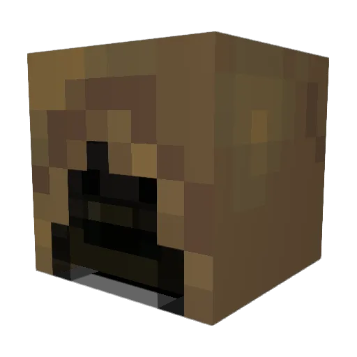 Zilla98 Minecraft avatar head, 3D render