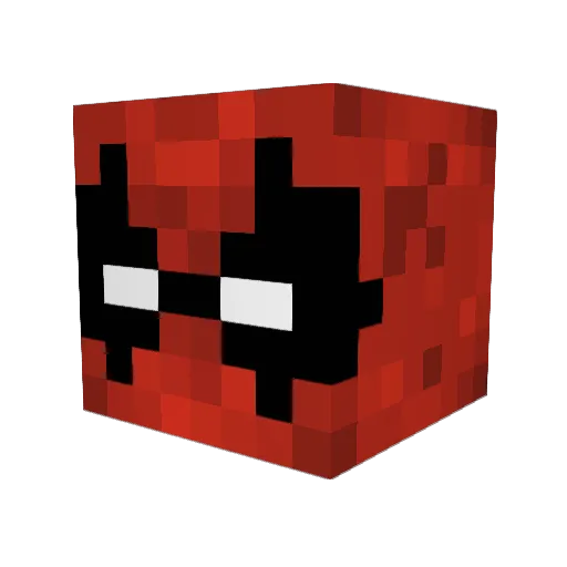 Zillatron1313 Minecraft avatar head, 3D render