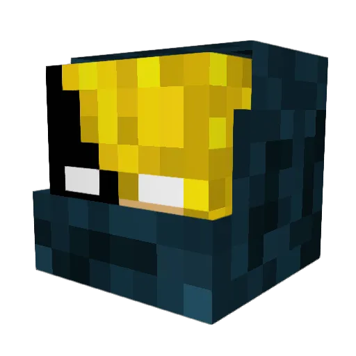 ZilockeGaming Minecraft avatar head, 3D render