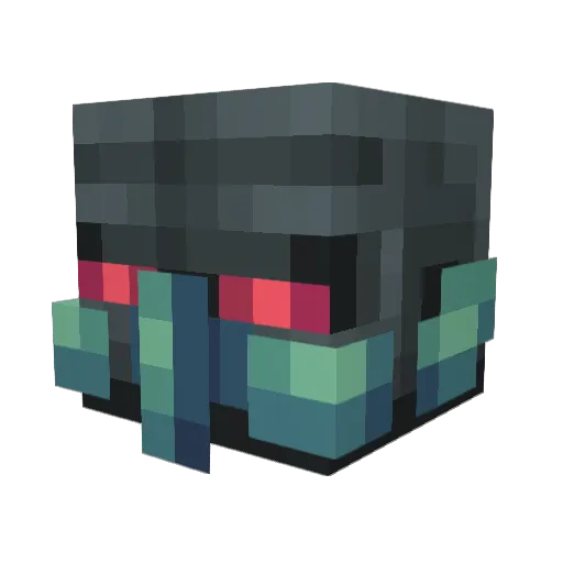 Ziltion Minecraft avatar head, 3D render