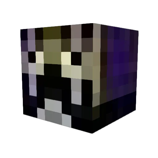 Zimbo900 Minecraft avatar head, 3D render