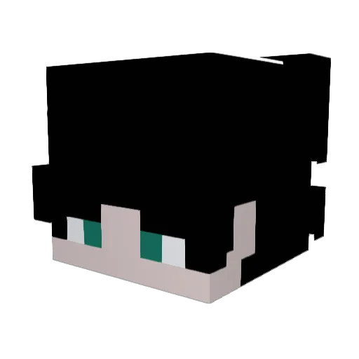 ZimeK_ Minecraft avatar head, 3D render